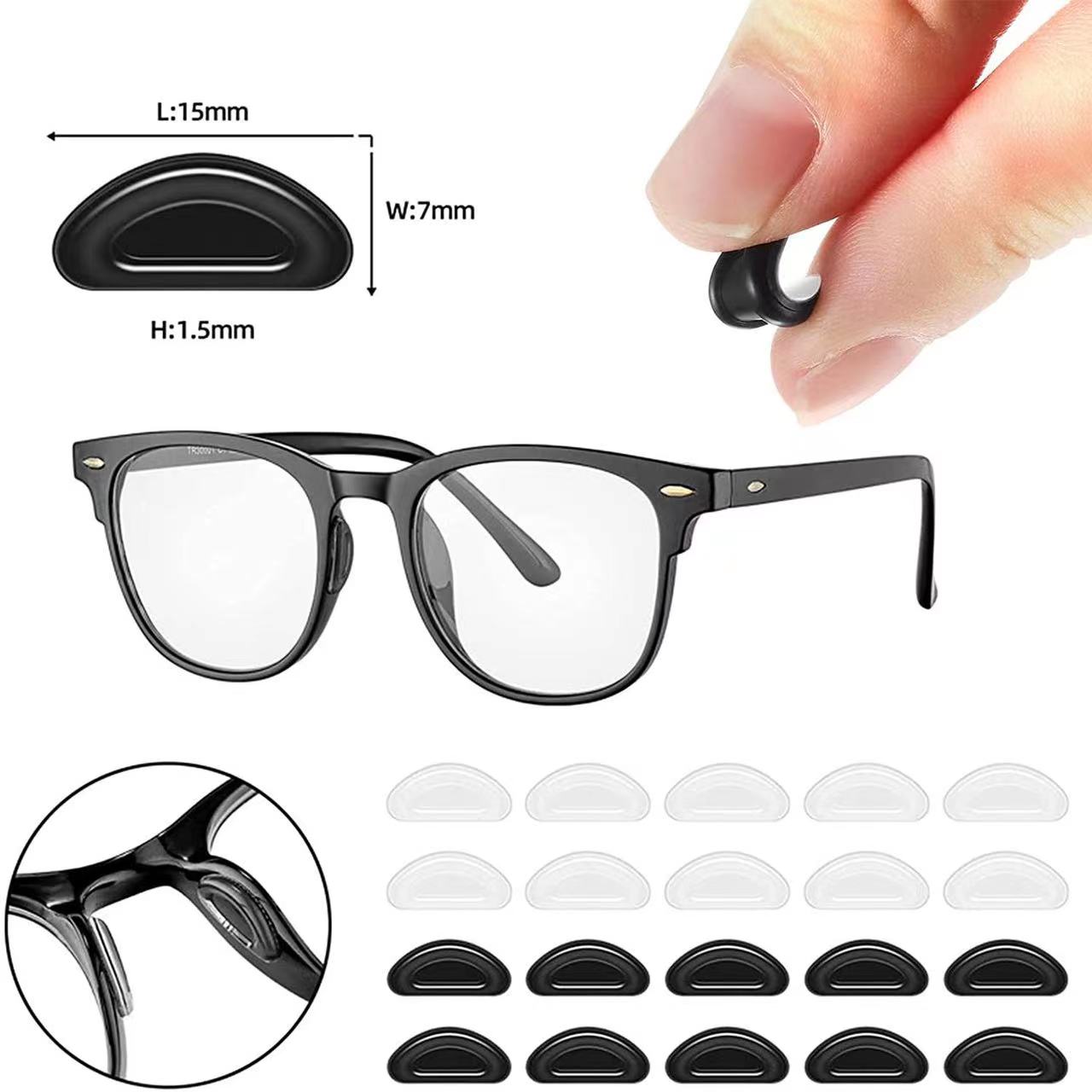 56PCS All Eyeglass Ear Pads Eyeglasses Hook Anti-slip Non-slip Cover Adjust