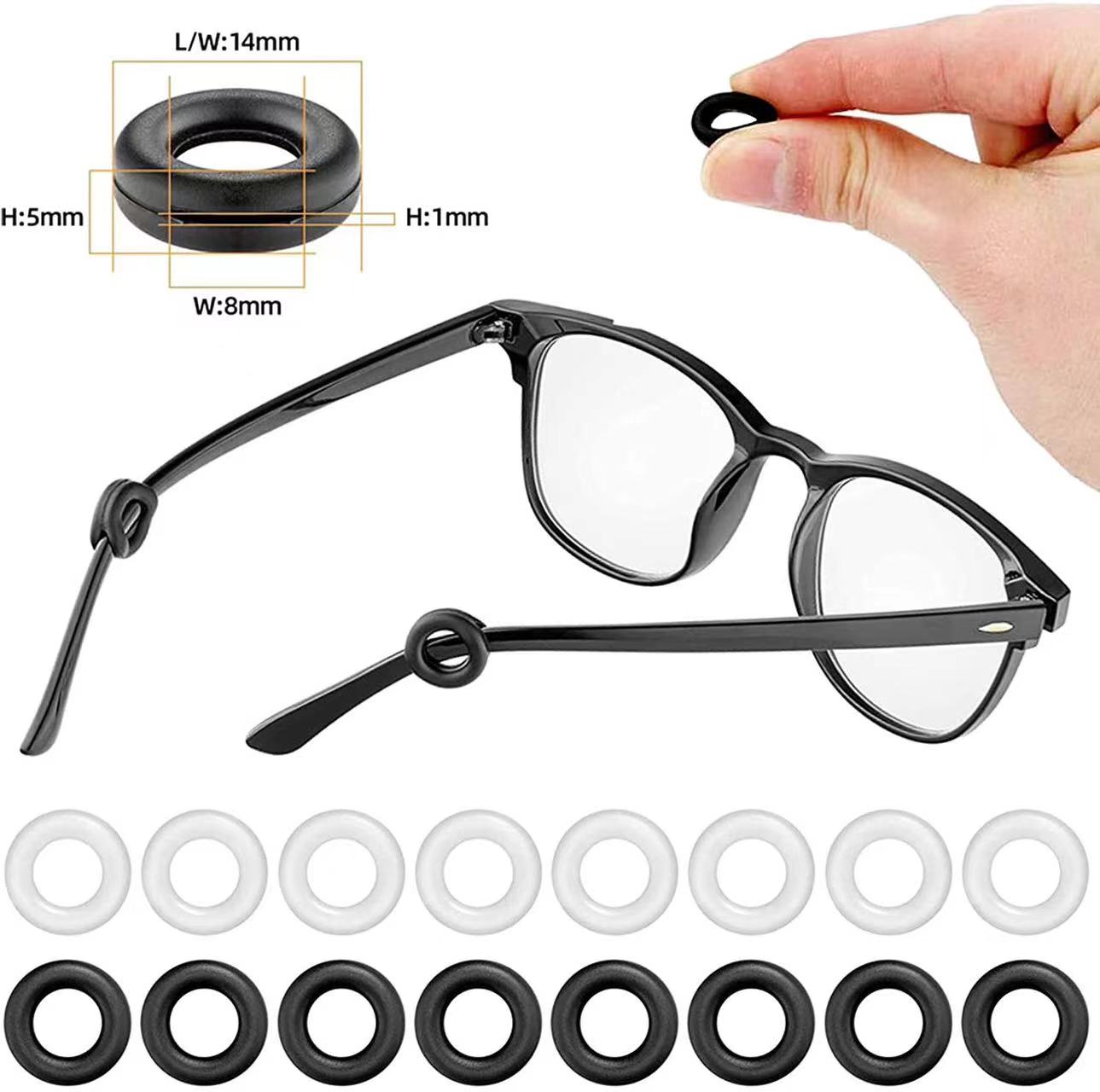 56PCS All Eyeglass Ear Pads Eyeglasses Hook Anti-slip Non-slip Cover Adjust