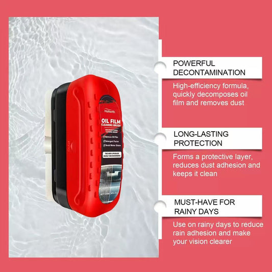 Automotive Oil Film Cleaning Brush Glass Board Car Windshield Cleaning Brush