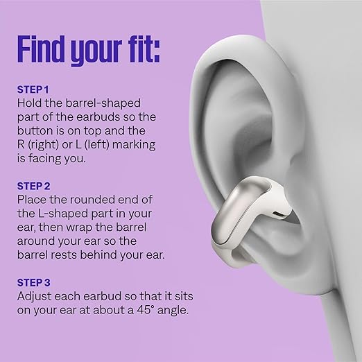 Bose Ultra Open Earbuds Ultra Open-Ear True Wireless Bluetooth Open Earbuds