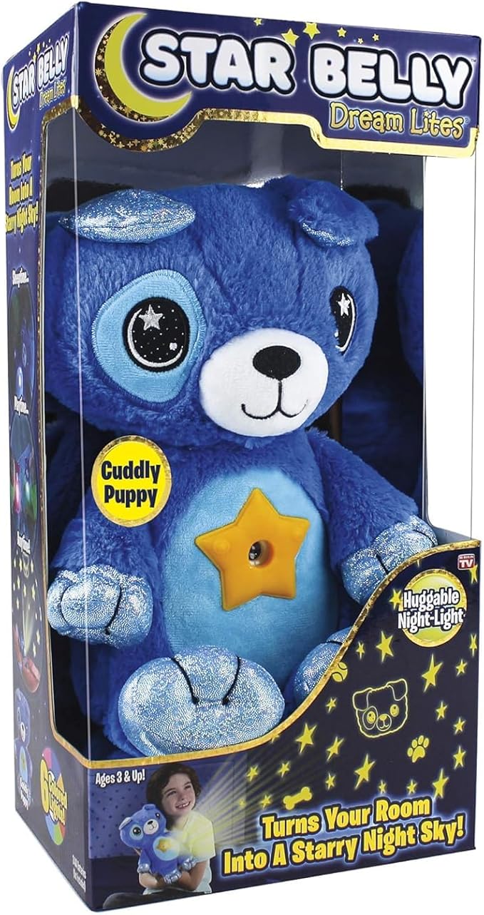 Ontel Star Belly Dream Lites Stuffed Animal Night Light Shimmering Rainbow Unicorn