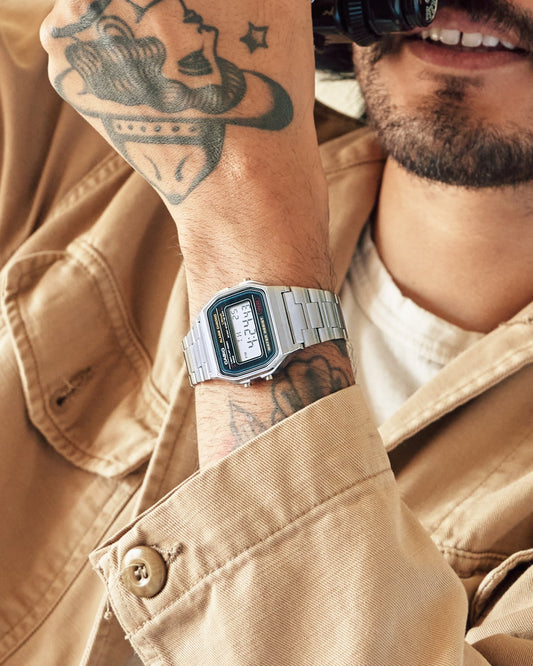 Casio Silver Digital A158WA-1 Watch