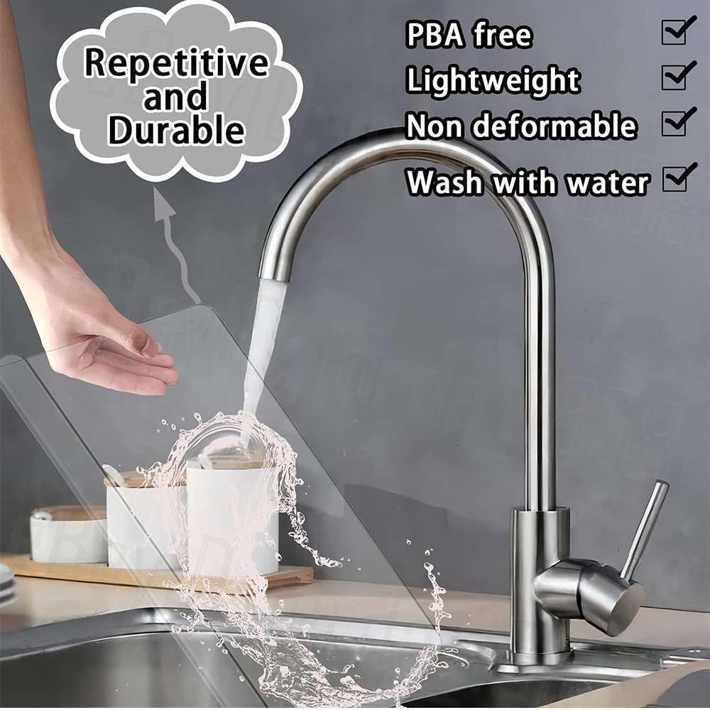CLEARANCE- Kitchen Acrylic Cutting Boards Transparent Chopping Board Non Slip 45*35cm