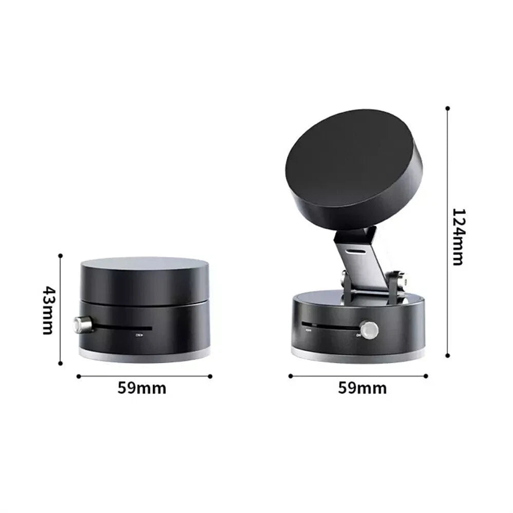 Vacuum Magnetic Suction Cup Car Phone Holder Stand Car Mount Foldable Holder