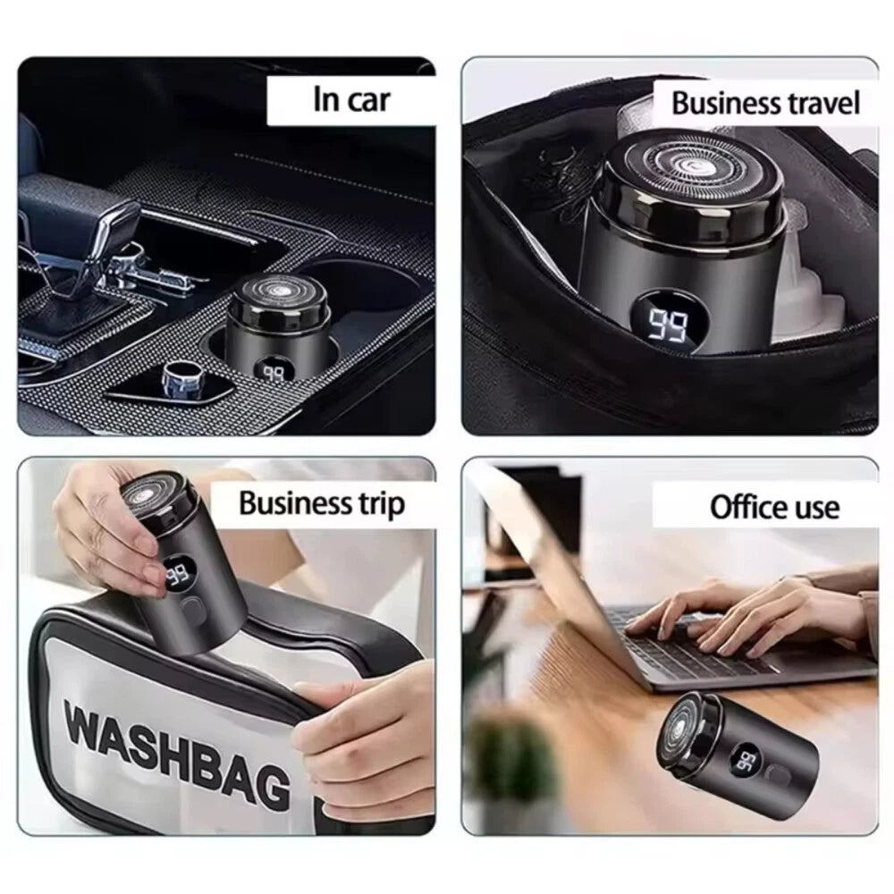 Mini-Shave For Men Electric Shaver Pocket Waterproof Rechargeable Razor Portable