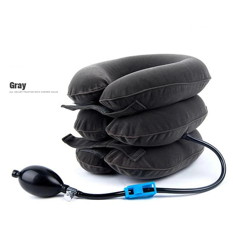 Neck Tractor Inflatable Air Cervical Traction Device Support Collar Ortho Pillow