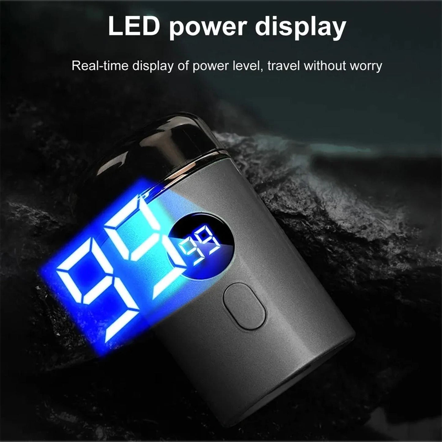 Mini-Shave For Men Electric Shaver Pocket Waterproof Rechargeable Razor Portable