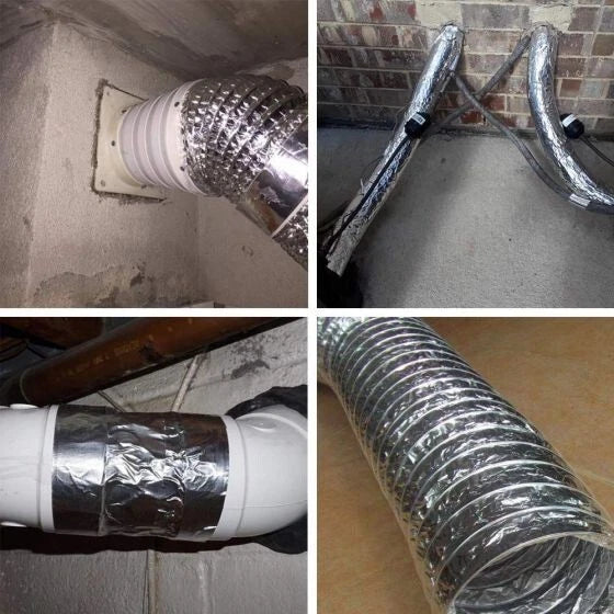 5CM x 10/20M Waterproof Tape Butyl Rubber Aluminium Foil Roof Pipe Caravan Repair Flashing