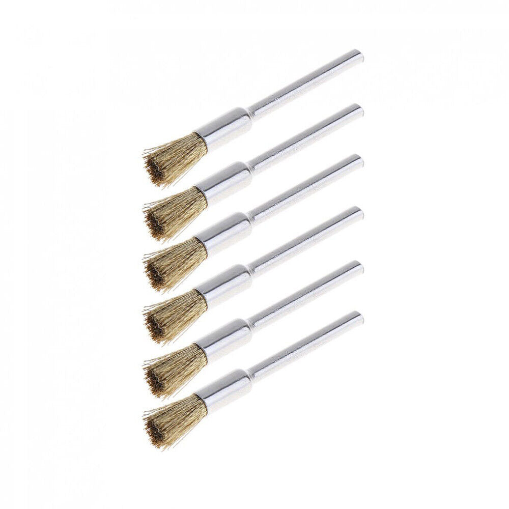 36PCS Steel Brass Wire Wheel Polishing Pad Brush Set For Dremel Rotary Tool