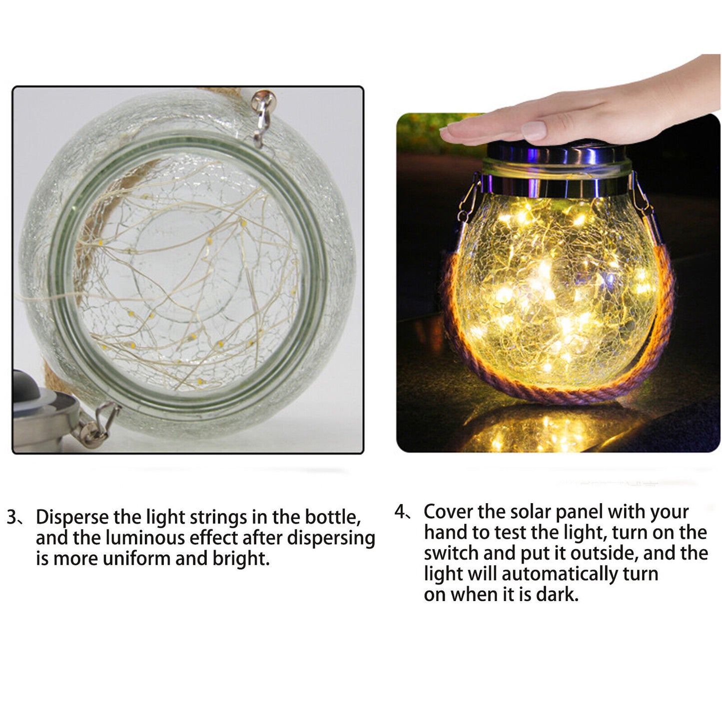 CLEARANCE- Solar Crack Round Ball Waterproof Lawn