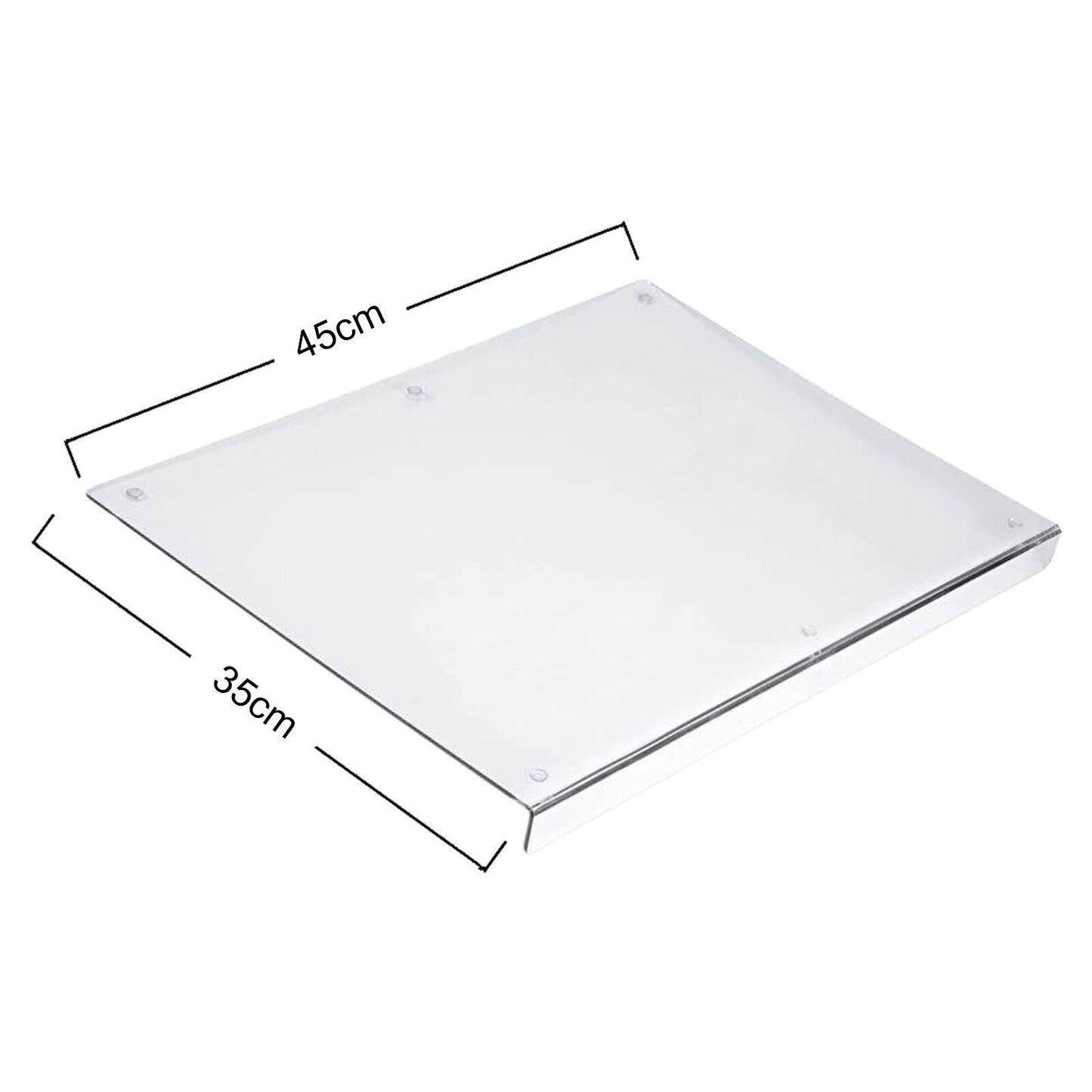 CLEARANCE- Kitchen Acrylic Cutting Boards Transparent Chopping Board Non Slip 45*35cm
