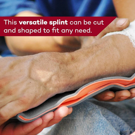 First Aid Universal Aluminum Splint Roll Medical Survival Polymer for Fixture 46cm x 11.5cm