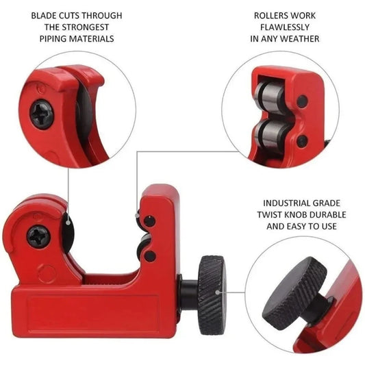 Mini Tube Pipe Cutter Coil Tool HVAC Tubing Cutting Alloy Steel Blade