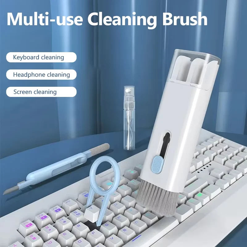 7-in-1 Keyboard Cleaning Kits Airpods Cleaner Headset Cleaner Pen Laptop Screen