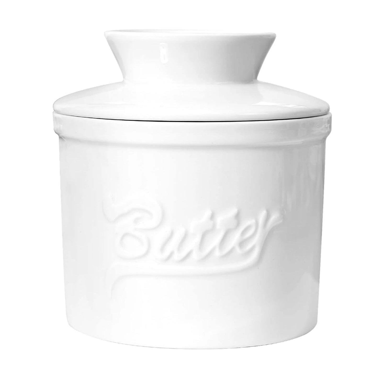 Butter-Bell Crock with Lid French Butter Keeper Ceramic Butter Dish Holder