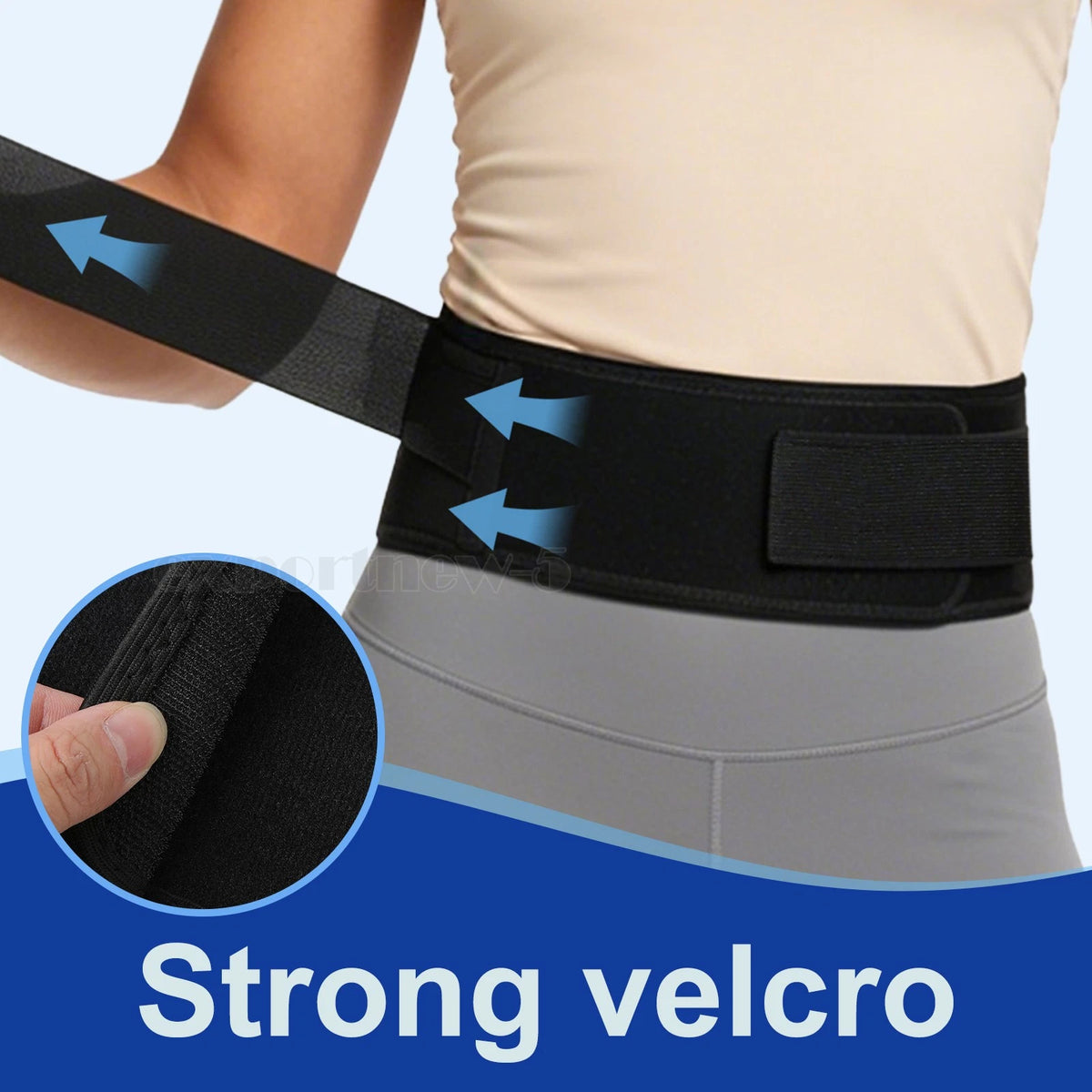 Magnetic Self-heat Waist Support Lower Back Brace Strap Pain Relief Therapy Belt