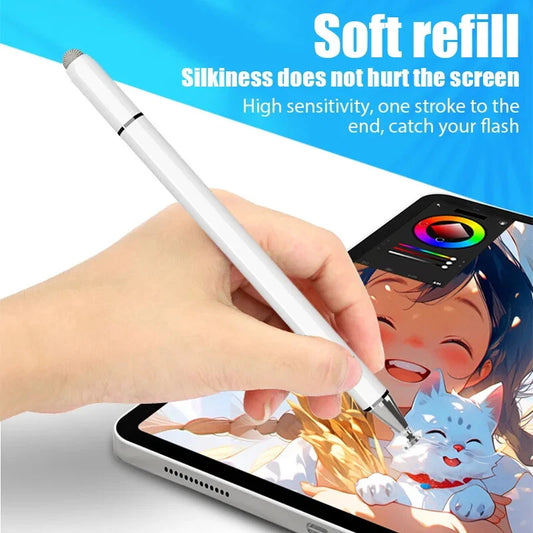 3 in 1 Universal Stylus Pen for iPad Accessories Drawing Tablet Screen Touch Pen
