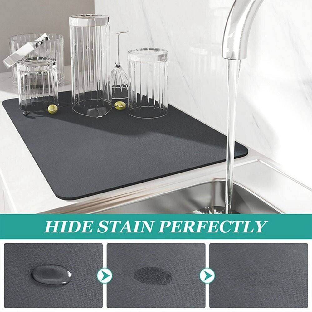 Absorbent Kitchen Table Mat Soft and Foldable Prevent Mold and Bacteria