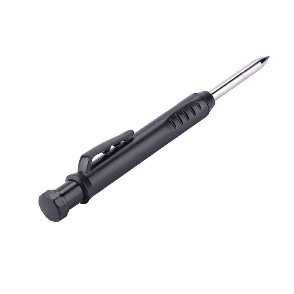 CLEARANCE- Aluminum Woodworking Measuring Tools Adjustable Profile Scribing Ruler with Deep Hole Pen