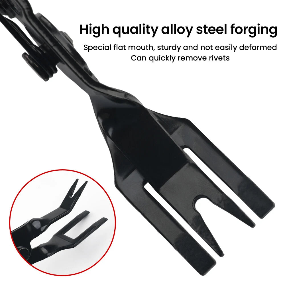 Car Trim Clip Removal Pliers Headlight Repair Door Panel Retainer Remover Tool