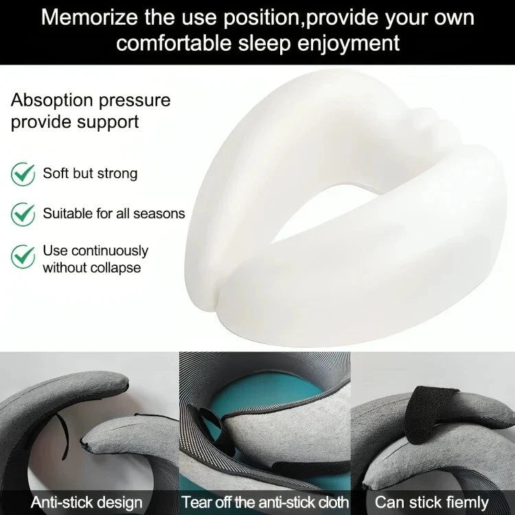 Memory Foam U Shaped Travel Pillow Neck Support Soft Head Rest Plane Car Cushion