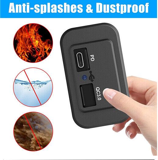 CLEARANCE- Car Dual USB 12V-24V Charger Quick Charge PD QC 3.0 Socket Power Outlet Type C