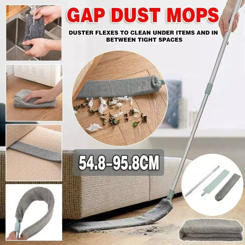 CLEARANCE- Retractable Gap Dust Cleaner Long Handle Flexible Gap Dust Mops For Sofa Bed