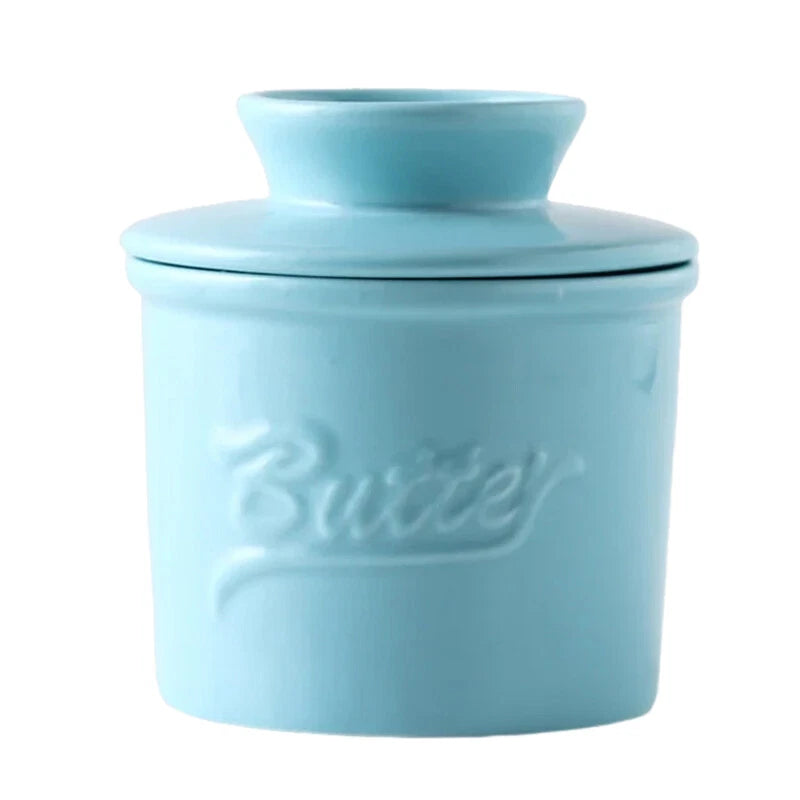 Butter-Bell Crock with Lid French Butter Keeper Ceramic Butter Dish Holder