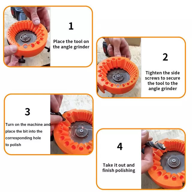 Drill Bit Grinding Artifact Drill Bit Sharpener Drill Bit Grinding Attachment
