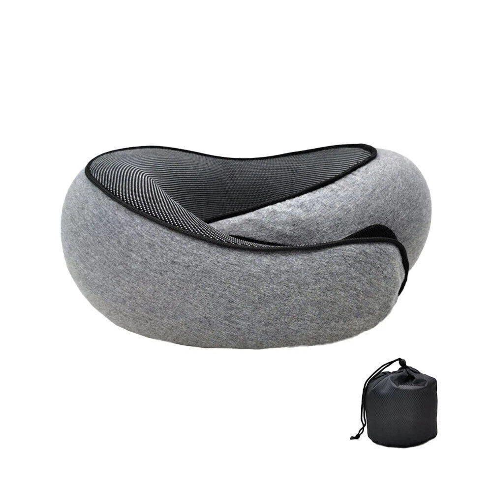 Memory Foam U Shaped Travel Pillow Neck Support Soft Head Rest Plane Car Cushion