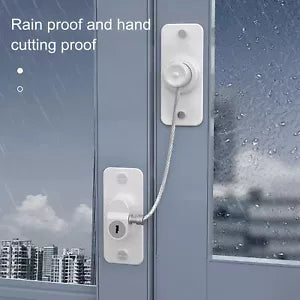 CLEARANCE- Window Lock with Adjustable Gap Child Safety Self Adhesive for Metal Wooden