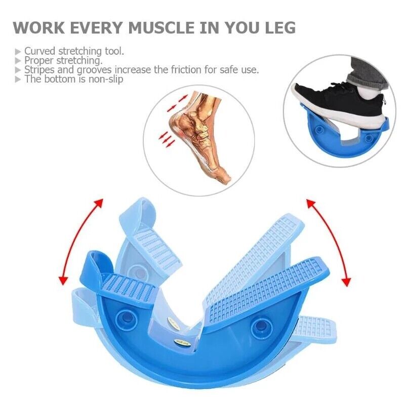 CLEARANCE- Ankle Pedal Stretch Board Stretcher Foot Rocker Calf Massage Plantar