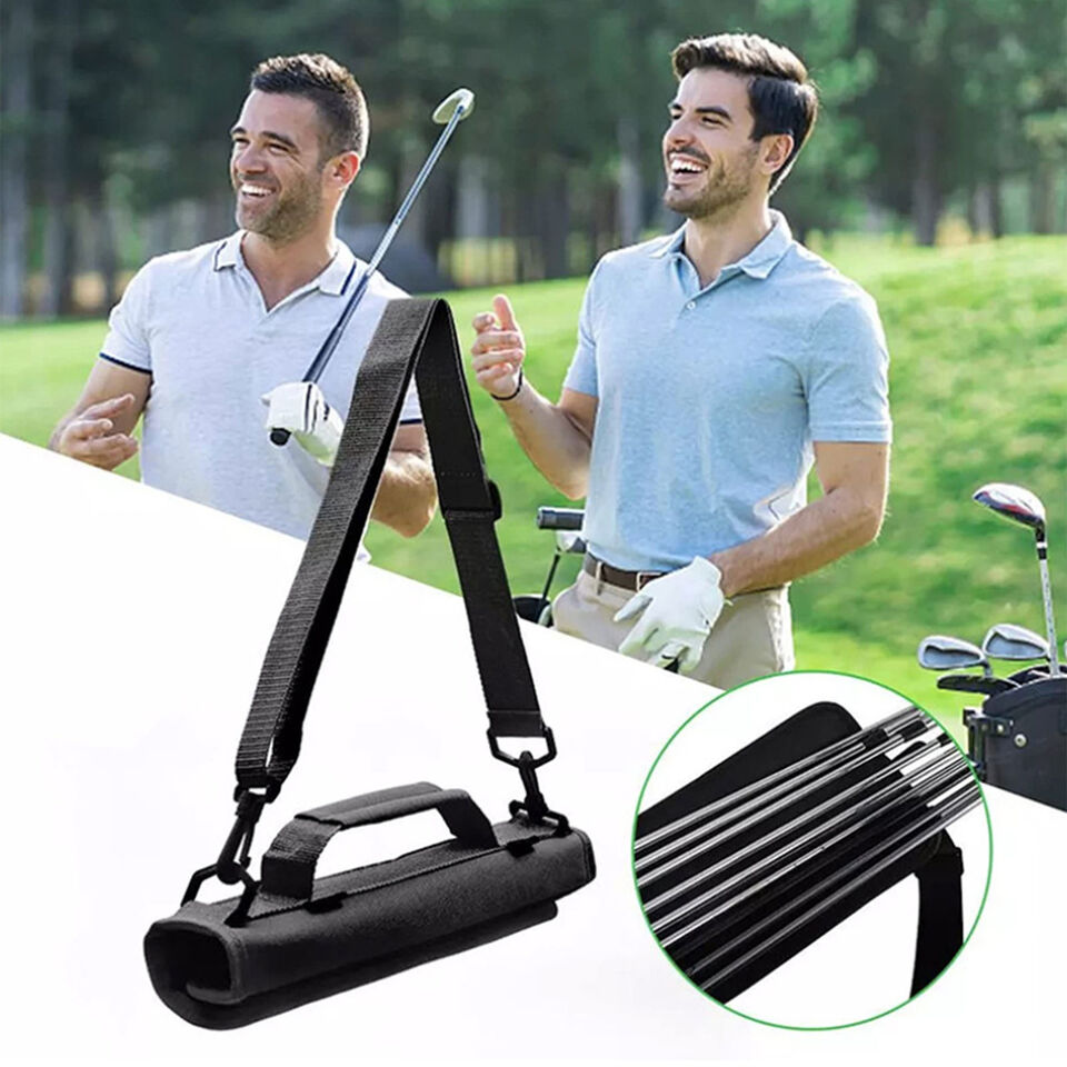 CLEARANCE- Portable Mini Golf Club Carrier Bag Carry Driving Range Travel Practice Holding