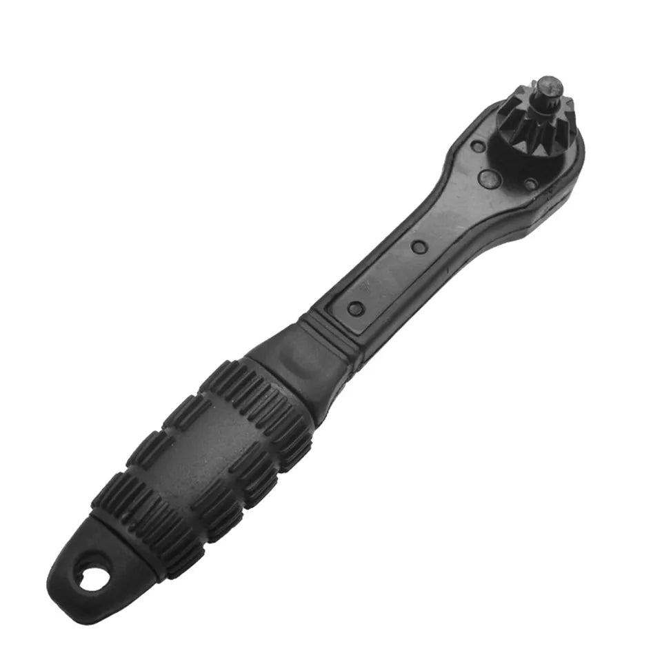 2 in 1 Drill Chuck Ratchet Two-headed Spanner Key Drill Chuck Ratchet Handy Tool
