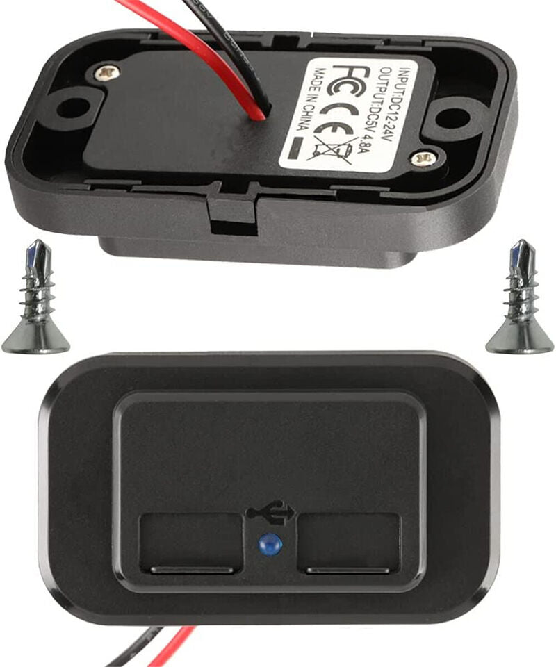 CLEARANCE- Car Dual USB 12V-24V Charger Quick Charge PD QC 3.0 Socket Power Outlet Type C