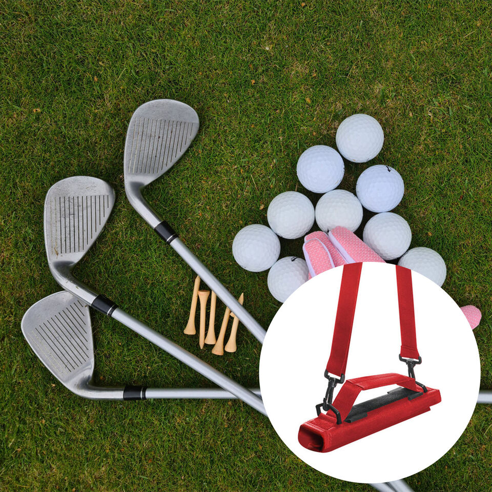 CLEARANCE- Portable Mini Golf Club Carrier Bag Carry Driving Range Travel Practice Holding