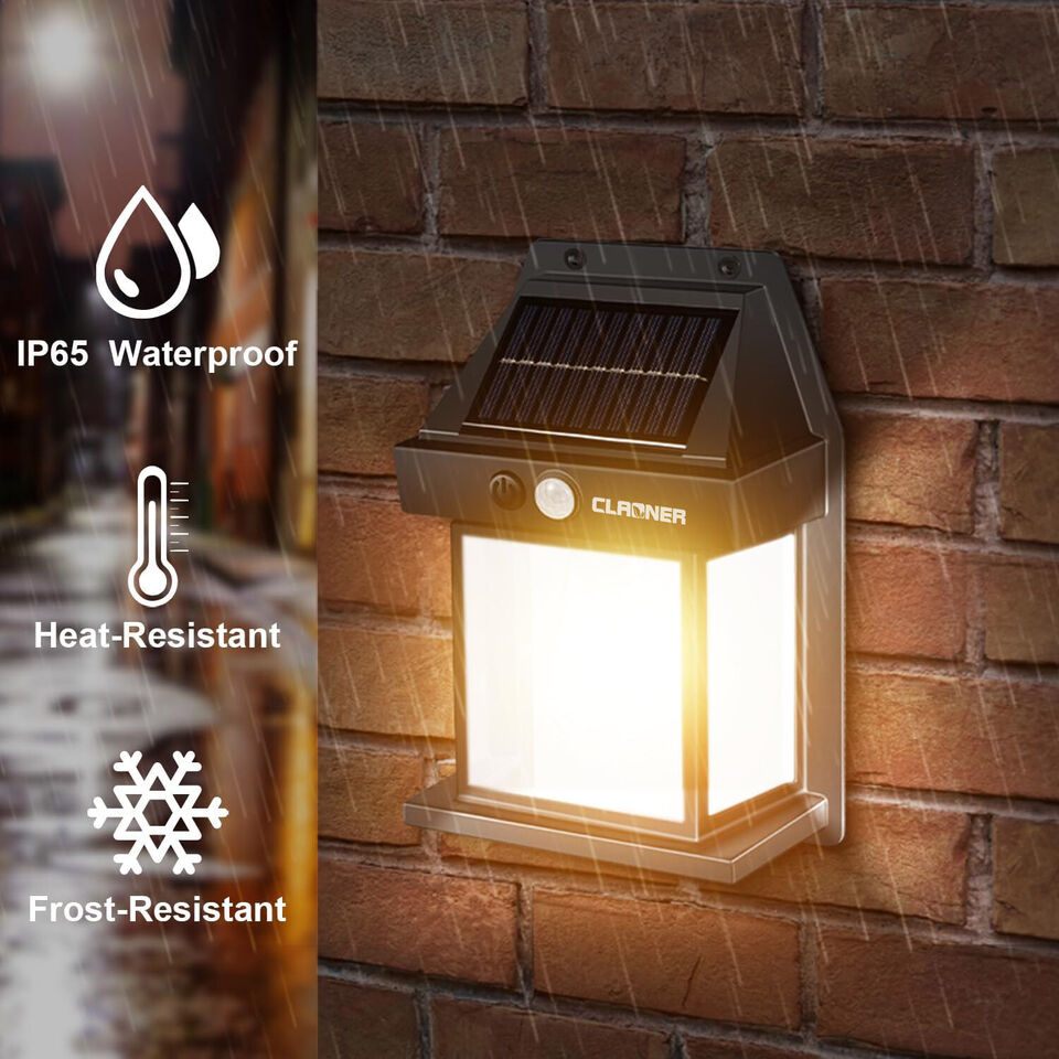 Solar Motion Sensor Hanging Lantern – Outdoor LED Security Light, 4 Modes, Waterproof