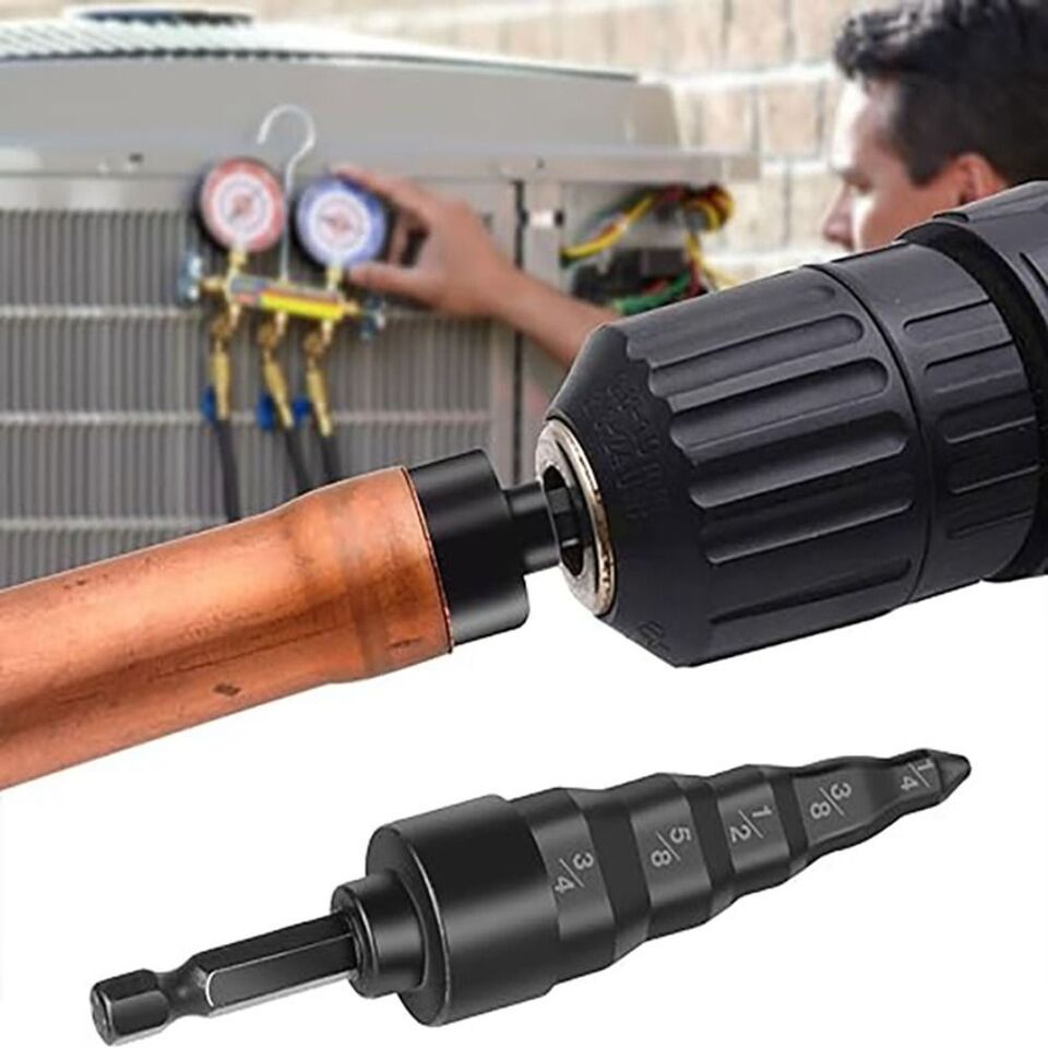Pipe Bits HVAC Repairing Tools Copper Swage Tool 1/4 3/8 1/2 5/8 3/4 Bits