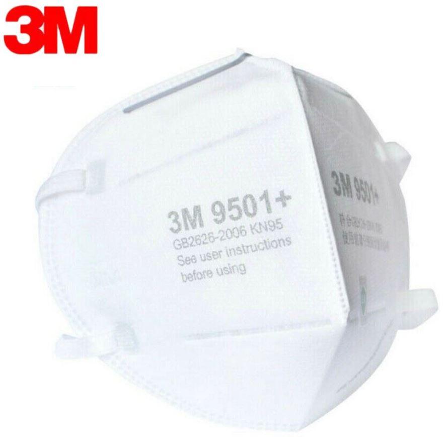 Free Shipping- 50x KN95 3M 9501+ Face Mask Masks Anti Dust Flu Protection Respirator  (Ear Loop)