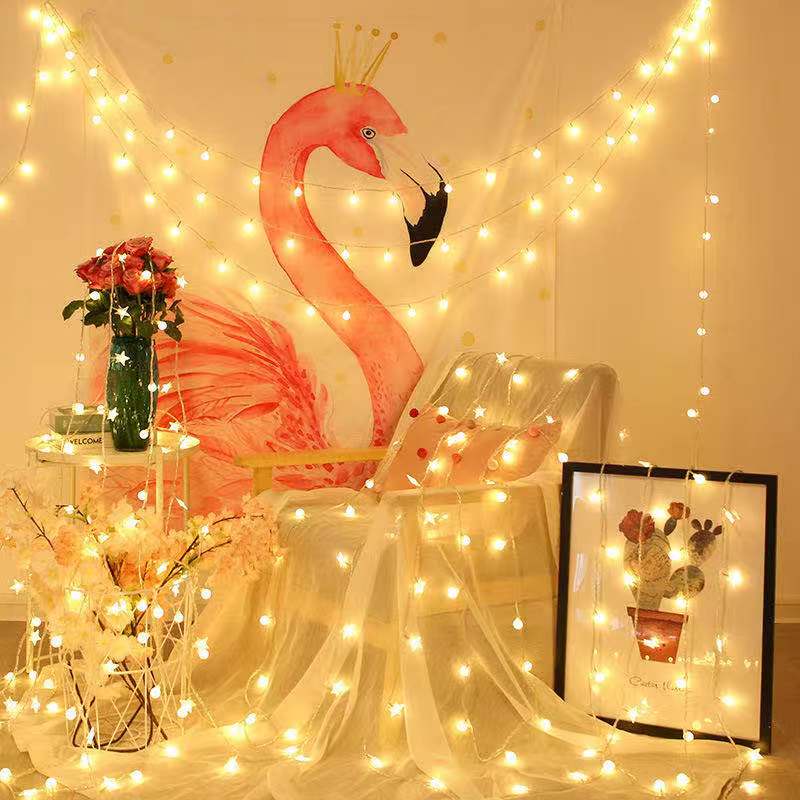 6M/ 10M LED Star Round Copper String Ligh