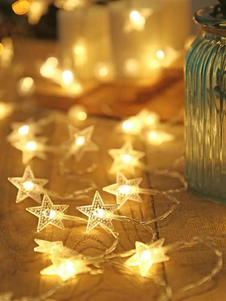 6M/ 10M LED Star Round Copper String Ligh