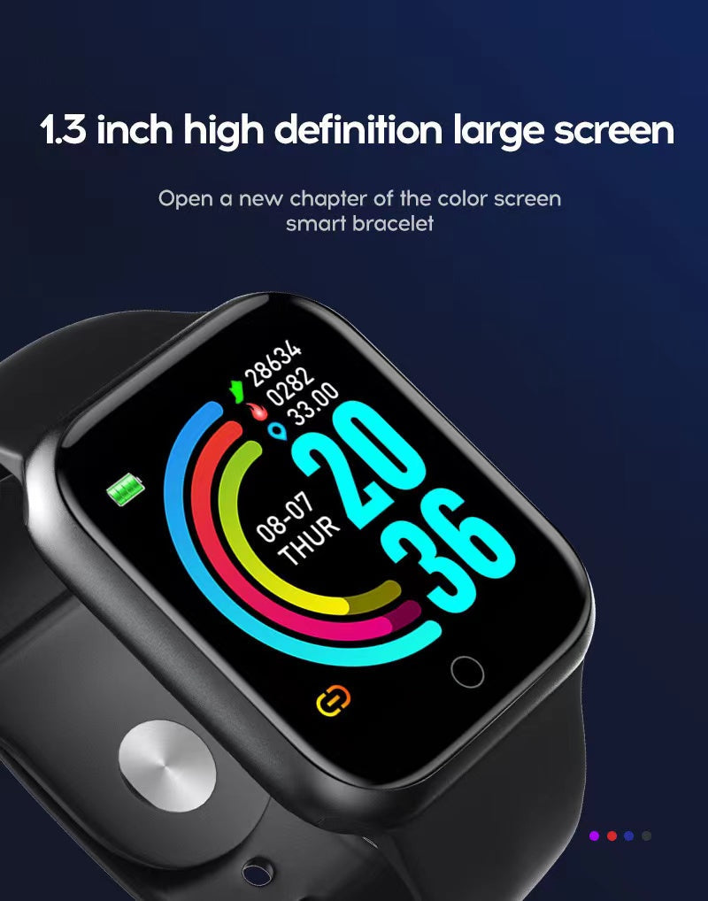 1.3" Smart Watch Sport Body Temperature Heart Rate Blood Oxygen Pressure Monitor