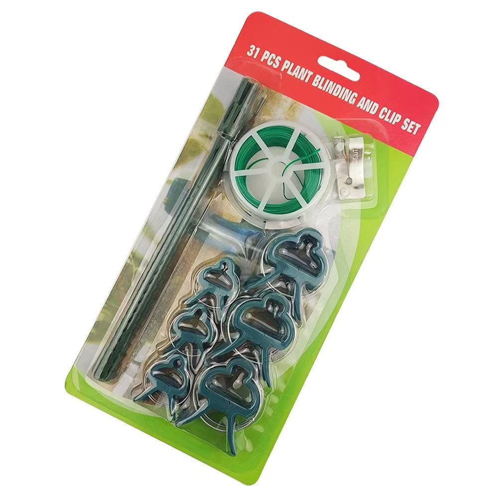 31PCS/Set Plant Binding And Clip Set Plant Support Clips Grafting Tools