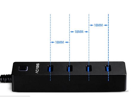 4 Port USB 3.0 High Speed Hub