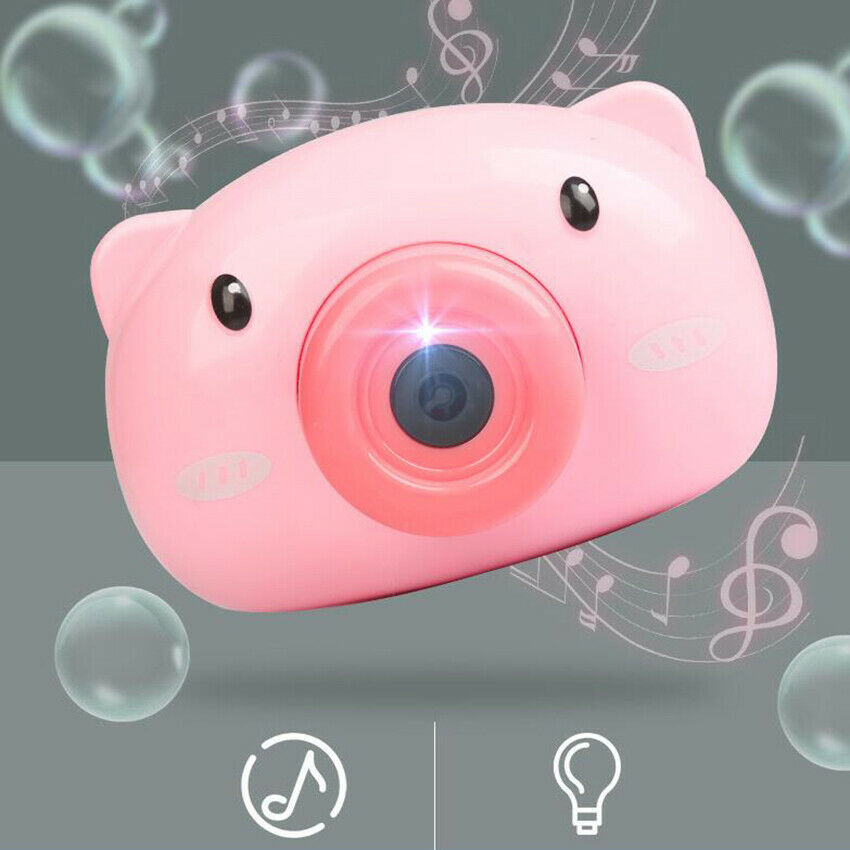 Free shipping-Piggy Camera Bubble Maker Machine with BATTERY