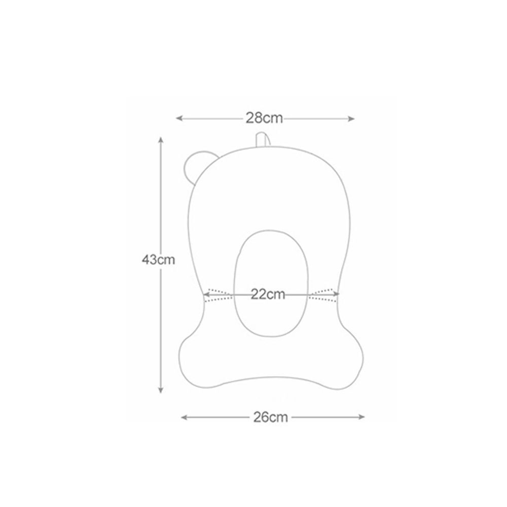 CLEARANCE- Bath Tub Pad Pillow Seat Baby Bath Seat Bed Seat Shower Support Mat Bathtub