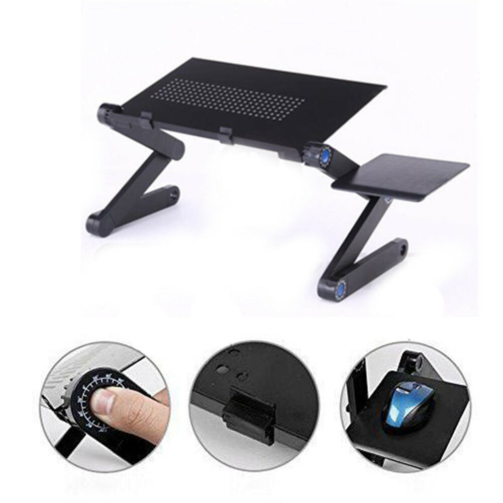 Foldable Laptop Stand with Mouse Pad Tray