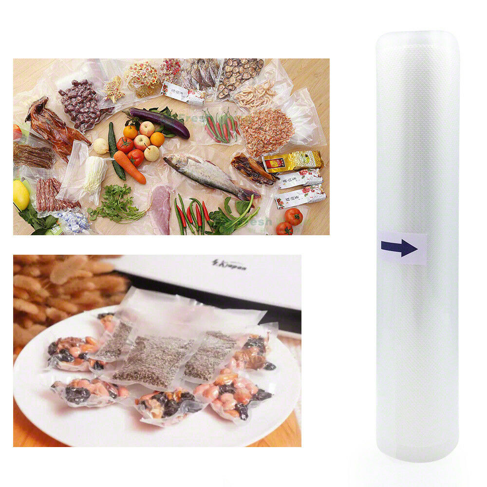 2PCS 6m x 28cm Vacuum Food Sealer Roll