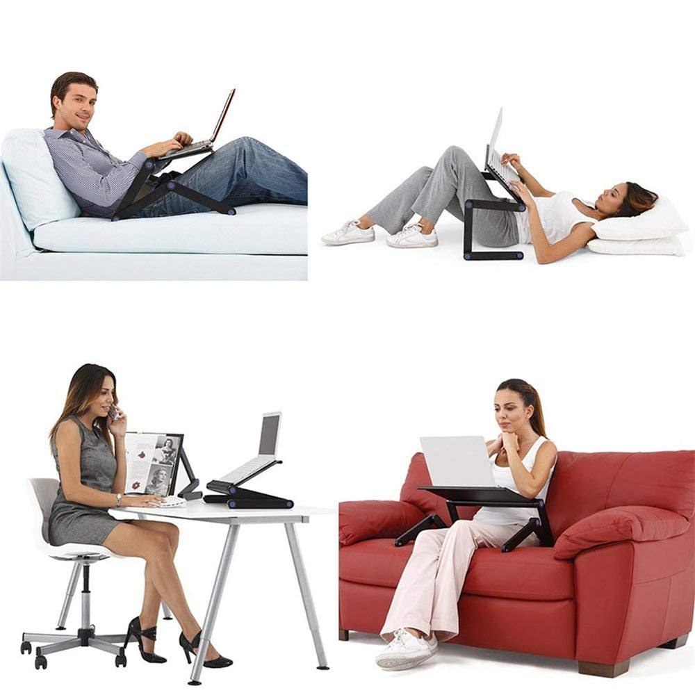 Foldable Laptop Stand with Mouse Pad Tray
