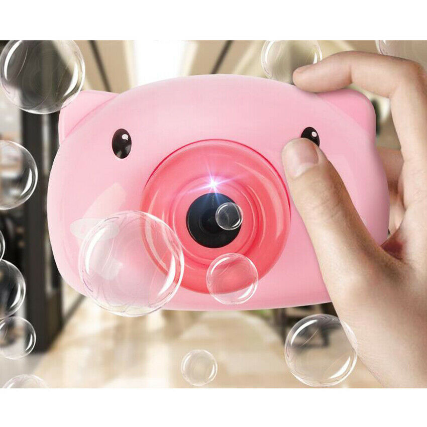 Free shipping-Piggy Camera Bubble Maker Machine with BATTERY